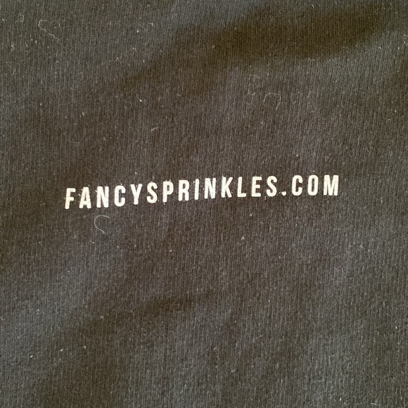 Fancy Sprinkles Black sweatshirt Size Small - Picture 5 of 5